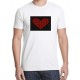Red Heart világító equalizeres póló 