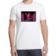 Pink DJ világító equalizeres póló