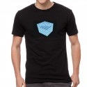 Blue Cube világító equalizeres póló