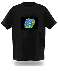 Bad Boy világító equalizeres póló